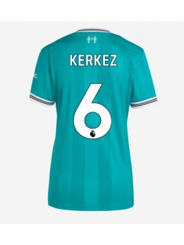 Billige Liverpool Milos Kerkez #6 Tredjedrakt Dame 2025-26 Kortermet